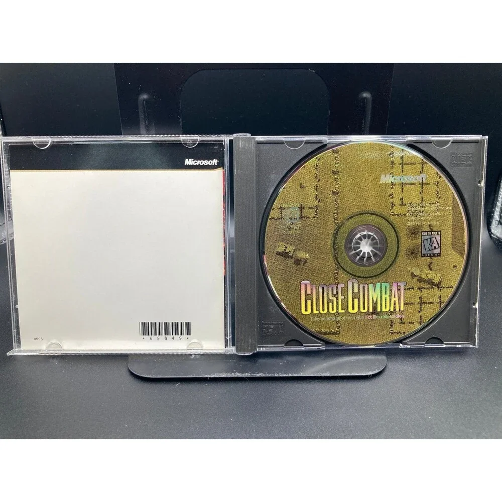 Microsoft Close Combat PC CD-ROM Game 1996 WWII Strategy